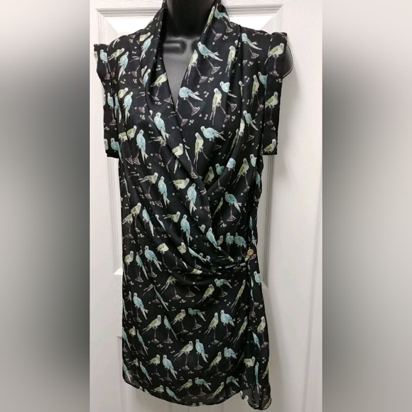 Ted Baker budgies wrap dress - Picture 8 of 12
